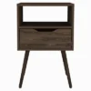 NicBex Wood Nightstand With Drawer,24.8" Modern Night Stand With Shelf,Bedside Table With Metal Legs,Side Table For Bedroom&Living Room 1 NicBex Wood Nightstand With Drawer,24.8" Modern Night Stand With Shelf,Bedside Table With Metal Legs,Side Table For Bedroom&Living Room -Nicbex GUEST 69f189db 660a 42cd ba40 1aa795ed1cf9