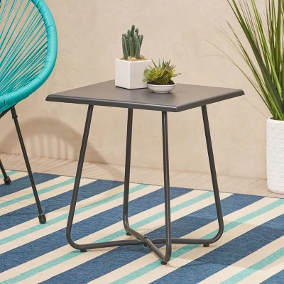 NicBex 18" Square Portable Side Table, Lightweight Outdoor Accent Table, Water-Resistant Patio Coffee Table For Poolside & Balcony 3 NicBex 18" Square Portable Side Table, Lightweight Outdoor Accent Table, Water-Resistant Patio Coffee Table For Poolside & Balcony