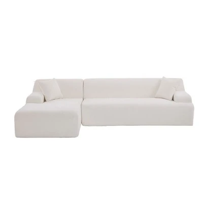 NicBex Couches For Living Room Modern Large L-Shape Modular Sectional Sofa Free Combination Upholstered 3-seater Sofa With Pillows 5 NicBex Couches For Living Room Modern Large L-Shape Modular Sectional Sofa Free Combination Upholstered 3-seater Sofa With Pillows - Image 3