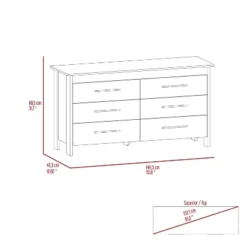 NicBex 6 Drawer Double Dresser For Bedroom,Modern Style Drawers With Black Metal Pulls,Dressers For Kids Room,Living Room,Entry And Hallway 11 NicBex 6 Drawer Double Dresser For Bedroom,Modern Style Drawers With Black Metal Pulls,Dressers For Kids Room,Living Room,Entry And Hallway -Nicbex GUEST 6ec41120 cac7 41de 9d56 14990e12a4eb