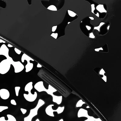 NicBex Outdoor End Table Modern Metal Outdoor Side Table, Metal Patio Table Small Table Outdoor Coffee Table For Backyard, Balcony 4 NicBex Outdoor End Table Modern Metal Outdoor Side Table, Metal Patio Table Small Table Outdoor Coffee Table For Backyard, Balcony - Image 2