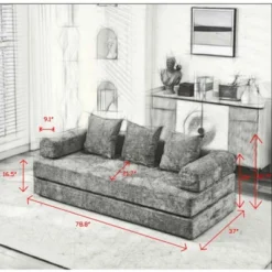 NicBex Folding Mattress Floor Sofa Bed With Convertible Foldable Design,2-Seater Futon Couch Sleeper Sofa For Living Room,Bedroom 12 NicBex Folding Mattress Floor Sofa Bed With Convertible Foldable Design,2-Seater Futon Couch Sleeper Sofa For Living Room,Bedroom -Nicbex GUEST 71aea31b 380d 42e0 956c 08298b411ee3