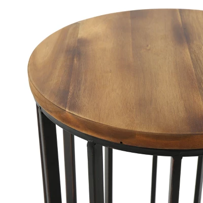 NicBex Modern Outdoor End Table Outdoor Side Table, Outdoor Coffee Table Patio Table Small Table Outdoor Table For Backyard, Balcony, Porch 3 NicBex Modern Outdoor End Table Outdoor Side Table, Outdoor Coffee Table Patio Table Small Table Outdoor Table For Backyard, Balcony, Porch