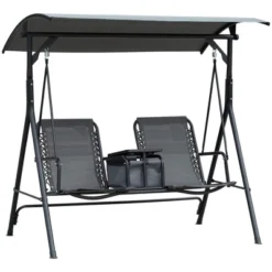 NicBex 2-Seat Outdoor Patio Swing Chair With Pivot Storage Table,Cup Holder And Adjustable Shade For Patio Bedroom Garden 15 NicBex 2-Seat Outdoor Patio Swing Chair With Pivot Storage Table,Cup Holder And Adjustable Shade For Patio Bedroom Garden -Nicbex GUEST 75316f58 1489 45ce 910e c0eef89356ed