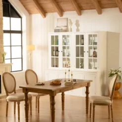 NicBex Modern Freestanding Tall Pantry Cabinet With Glass Door & Lattice Window,Storage Display Cabinets For Hallways,Living Room,Kitchen 15 NicBex Modern Freestanding Tall Pantry Cabinet With Glass Door & Lattice Window,Storage Display Cabinets For Hallways,Living Room,Kitchen -Nicbex GUEST 7551e4ed bbe9 4265 b956 3e4e893dbffe