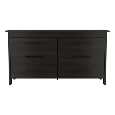 NicBex 6 Wide Drawers Dresser,Modern Double Dressers With Wood Pattern,Minimalist Chest Of Drawers For Bedroom,Living Room,Hallway,Storage Cabinet 5 NicBex 6 Wide Drawers Dresser,Modern Double Dressers With Wood Pattern,Minimalist Chest Of Drawers For Bedroom,Living Room,Hallway,Storage Cabinet - Image 3