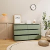 NicBex 6 Hidden-Handle Drawers Dresser,Modern Dressers With Simple Color For Living Room,Family Study,Hallway And Entryway,Bedroom Furniture