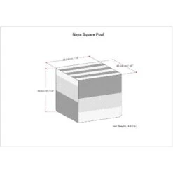 NicBex Handwoven Pouf Ottoman, Modern Home Decor Multi-Functional Footstool, Stylish Striped Design For Living Room, Or Nursery 12 NicBex Handwoven Pouf Ottoman, Modern Home Decor Multi-Functional Footstool, Stylish Striped Design For Living Room, Or Nursery -Nicbex GUEST 7af1ba36 db30 4118 a032 0e14eae5ce89