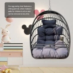 NicBex Indoor Outdoor Hammock Egg Chair Without Stand,Hanging Chair With Foldable Frame For Patio Bedroom Porch Garden 10 NicBex Indoor Outdoor Hammock Egg Chair Without Stand,Hanging Chair With Foldable Frame For Patio Bedroom Porch Garden -Nicbex GUEST 7b3b83e1 bc94 43e9 ac26 aec4f05c4221