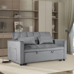 NicBex 3-in-1 Sofa Bed With Adjustable Backrest,Pull-Out Couch Bed With Pockets,Convertible Loveseat With Pillows,Sleeper Sofa For Living Room 18 NicBex 3-in-1 Sofa Bed With Adjustable Backrest,Pull-Out Couch Bed With Pockets,Convertible Loveseat With Pillows,Sleeper Sofa For Living Room -Nicbex GUEST 7ded3b07 a8d7 40bc a6c6 5be63f2ce0e1