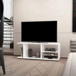 NicBex Modern TV Stand Entertainment Center With Open Storage Media Console For Living Room, Bedroom -Nicbex GUEST 806aca30 5dcc 447a 9188 6b4564785148