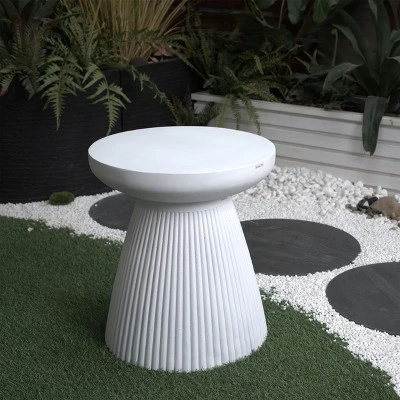 NicBex Outdoor End Table Modern Outdoor End Table Outdoor Side Table, Patio Table Small Table For Backyard, Balcony, Porch 8 NicBex Outdoor End Table Modern Outdoor End Table Outdoor Side Table, Patio Table Small Table For Backyard, Balcony, Porch - Image 6