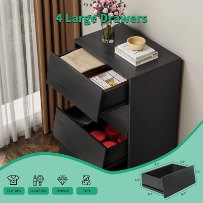 NicBex Modern Bedroom Dresser,Chest Of Drawers With Vintage-Style And Bevel Design,Dressers For Living Room,Hallway,Office,Study 5 NicBex Modern Bedroom Dresser,Chest Of Drawers With Vintage-Style And Bevel Design,Dressers For Living Room,Hallway,Office,Study - Image 3