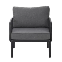 NicBex Waterproof Outdoor Rocking Chair Modern Outdoor Patio Chairs Plastic Outdoor Recliner Chair For Patio, Porch