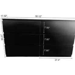 NicBex 6 Drawer Double Dresser For Bedroom,Modern Freestanding Dresser,Storage Dressers For Bedroom, Living Room, Hallway -Nicbex GUEST 8744ff75 c797 445d a9e5 e17e5037cc53