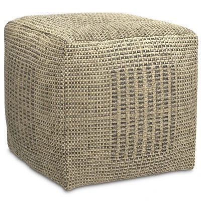 NicBex Square Woven Pouf Foot Stools Ottoman, Multi-functional Ottoman Foot Rest With Durable Cotton Bottom For Bedroom, Living Room, Natural 5 NicBex Square Woven Pouf Foot Stools Ottoman, Multi-functional Ottoman Foot Rest With Durable Cotton Bottom For Bedroom, Living Room, Natural - Image 3