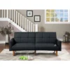 NicBex Modern Comfy Loveseat Sofa Convertible Sleeper Sofa Bed Tufted Buttons Sofa Couch With Wood Legs For Living Room,Apartment