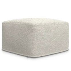 NicBex Large Square Boucle Pouf Ottoman Footstool For Living Room, Bedroom, Ivory 9 NicBex Large Square Boucle Pouf Ottoman Footstool For Living Room, Bedroom, Ivory -Nicbex GUEST 8a0063f9 e03c 4cb8 bea6 149603474ec6