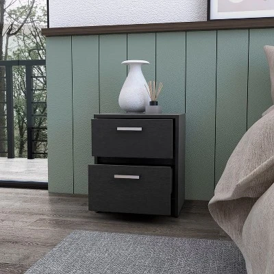 NicBex 2 Drawers Dresser For Bedroom,Chest Of Drawers With Metal Handle Design,Modern Freestanding Dresser,Storage Dressers For Bedroom 6 NicBex 2 Drawers Dresser For Bedroom,Chest Of Drawers With Metal Handle Design,Modern Freestanding Dresser,Storage Dressers For Bedroom - Image 4