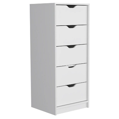 NicBex 5 Drawers Dresser For Bedroom,Wooden Drawers With Free Handle,Dressers For Kids Room,Living Room,Entry And Hallway 9 NicBex 5 Drawers Dresser For Bedroom,Wooden Drawers With Free Handle,Dressers For Kids Room,Living Room,Entry And Hallway - Image 7