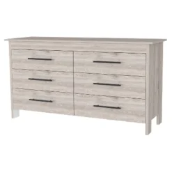 NicBex 6 Drawer Double Dresser For Bedroom,Chest Of Drawers With Black Metal Handle Design,Storage Dressers For Bedroom 13 NicBex 6 Drawer Double Dresser For Bedroom,Chest Of Drawers With Black Metal Handle Design,Storage Dressers For Bedroom -Nicbex GUEST 8f560fcc 1496 445d 9a2f 473b2e192e8e