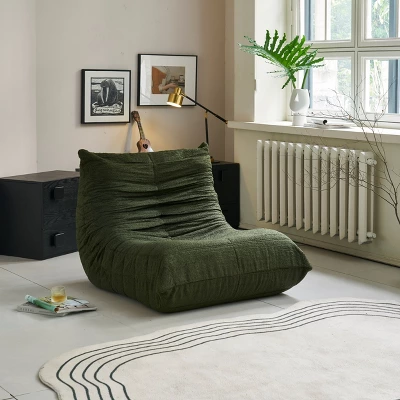 NicBex Large Bean Bag Chair For Adults Plush Foam Lounger Sofa Single Sofa For Living Room, Apartment Or Game Room 4 NicBex Large Bean Bag Chair For Adults Plush Foam Lounger Sofa Single Sofa For Living Room, Apartment Or Game Room - Image 2