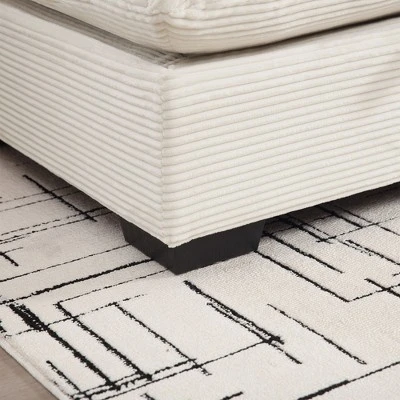 NicBex Couches For Living Room 51" Single Sofa Corduroy Upholstered 1 Seater Sofa Couch Modern Lounge Chair With 2 Throw Pillows For Apartment 5 NicBex Couches For Living Room 51" Single Sofa Corduroy Upholstered 1 Seater Sofa Couch Modern Lounge Chair With 2 Throw Pillows For Apartment - Image 3