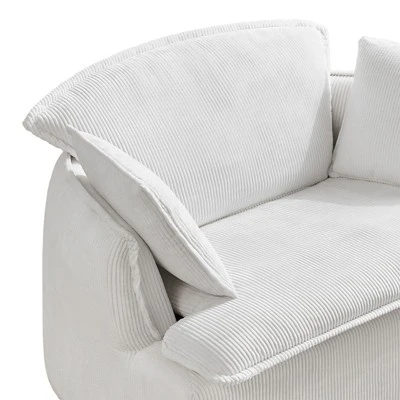 NicBex Couches For Living Room Recliner Single Seat Upholstered Lounge Chair Sofa Modern Design Accent Sofa With Ottoman 6 NicBex Couches For Living Room Recliner Single Seat Upholstered Lounge Chair Sofa Modern Design Accent Sofa With Ottoman - Image 4