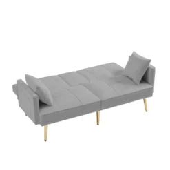 NicBex Velvet Loveseat Sofa Modern Sofa Couch With Soft Cushion And Metal Legs Convertible Sofa Bed For Bedroom,Living Room 12 NicBex Velvet Loveseat Sofa Modern Sofa Couch With Soft Cushion And Metal Legs Convertible Sofa Bed For Bedroom,Living Room -Nicbex GUEST 93270fb7 f74c 4cae 9c9d 95e3bbb14dab