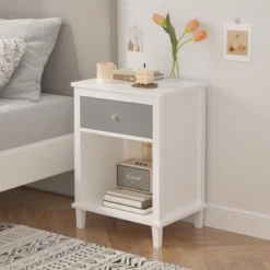 NicBex Wood Night Stand With Drawer&Shelf,Wood Side Table For Kids&Adults,Modern Nightstand With Storage,Bedside Table For Bedroom,Living Room 12 NicBex Wood Night Stand With Drawer&Shelf,Wood Side Table For Kids&Adults,Modern Nightstand With Storage,Bedside Table For Bedroom,Living Room -Nicbex GUEST 938d6976 4467 497a 8980 bcd653d61039