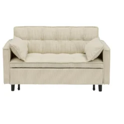 NicBex 54.3" Convertible Double Pull Out Sofabed 2-seat Corduroy Casual Sofa With 2 Side Pockets For Living Room 11 NicBex 54.3" Convertible Double Pull Out Sofabed 2-seat Corduroy Casual Sofa With 2 Side Pockets For Living Room -Nicbex GUEST 943bd155 b7cc 40d6 8e47 ad61907c1ec4