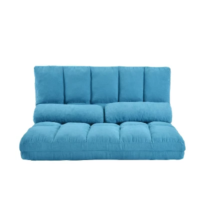 NicBex Double Folding Sofa Floor Recliner Sofa Futon Sofa With 2 Pillows Backrest Can Be Adjusted Forward And Backward 7 NicBex Double Folding Sofa Floor Recliner Sofa Futon Sofa With 2 Pillows Backrest Can Be Adjusted Forward And Backward - Image 5