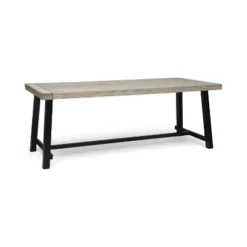NicBex Outdoor Dining Table For 6-8,Patio Acacia Wood Large Tabletop & Metal Frame Table,Suitable For Garden,Backyard 14 NicBex Outdoor Dining Table For 6-8,Patio Acacia Wood Large Tabletop & Metal Frame Table,Suitable For Garden,Backyard -Nicbex GUEST 9a151765 534c 44d4 9bd9 db5c018d7ff6