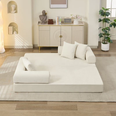 NicBex Folding Mattress Floor Sofa Bed With Convertible Foldable Design,2-Seater Futon Couch Sleeper Sofa For Living Room,Bedroom 4 NicBex Folding Mattress Floor Sofa Bed With Convertible Foldable Design,2-Seater Futon Couch Sleeper Sofa For Living Room,Bedroom - Image 3