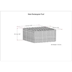 NicBex Square Pouf Ideal For Relaxing And Additional Seating Durable And Stylish Accent Furniture, Light Blue 8 NicBex Square Pouf Ideal For Relaxing And Additional Seating Durable And Stylish Accent Furniture, Light Blue -Nicbex GUEST 9cff1ac5 d47d 4563 9bde 5edd5c721d6f