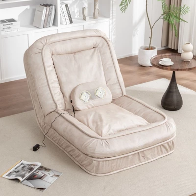 NicBex 2-in-1 Convertible Floor Sofa Bed For Adults & Pets, 5-Position Adjustable Backrest With Massage Pillow, Modular Dual-Use Lounger 3 NicBex 2-in-1 Convertible Floor Sofa Bed For Adults & Pets, 5-Position Adjustable Backrest With Massage Pillow, Modular Dual-Use Lounger