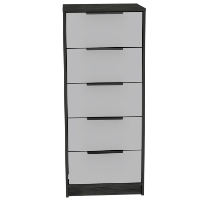 NicBex 5 Drawers Dresser For Bedroom,Modern Style Wooden Drawers With Black Handle,Dressers For Kids Room,Living Room,Entry And Hallway 9 NicBex 5 Drawers Dresser For Bedroom,Modern Style Wooden Drawers With Black Handle,Dressers For Kids Room,Living Room,Entry And Hallway - Image 7