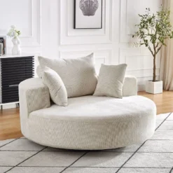 NicBex Couches For Living Room 55''L Chenille Single Swivel Sofa Chair Fluffy Modern Sleeper 360 Degree Swivel Chair With 3 Throw Pillows 12 NicBex Couches For Living Room 55''L Chenille Single Swivel Sofa Chair Fluffy Modern Sleeper 360 Degree Swivel Chair With 3 Throw Pillows -Nicbex GUEST a5315b64 0e29 4d15 aa9a 9bc02695a316