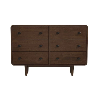NicBex Mid Century 6-Drawer Bedroom Dressers For Closet,Chest Of Drawers For Bedroom,Entryway,Wooden Dresser Chest 7 NicBex Mid Century 6-Drawer Bedroom Dressers For Closet,Chest Of Drawers For Bedroom,Entryway,Wooden Dresser Chest - Image 5