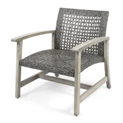 NicBex Set Of 2 Antique-Style Wicker Club Chair, Weather-Resistant Outdoor Dining Chairs With Acacia Wood & Wicker, Gray 22 NicBex Set Of 2 Antique-Style Wicker Club Chair, Weather-Resistant Outdoor Dining Chairs With Acacia Wood & Wicker, Gray -Nicbex GUEST a62445d2 6529 4d53 af8b 7148a7fc46e8