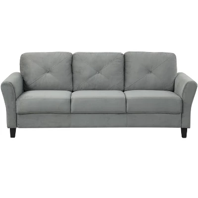 NicBex 3 Seater Sofa Couch With Soft Cushion Modern 74.9 Inch Comfy Couch With Tufted Button Back For Living Room 8 NicBex 3 Seater Sofa Couch With Soft Cushion Modern 74.9 Inch Comfy Couch With Tufted Button Back For Living Room - Image 6