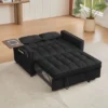 NicBex Modern Convertible Sofa Bed, 3-Position Sleeper Sofa, Tufted Velvet Loveseat Sofa With A Small Table, Upholstered Couches For Living Room -Nicbex GUEST a6efd8ad dd87 4cde 88f7 cdc5a32eb57d