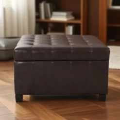 NicBex Modern Ottoman With Wood Legs, Upholstered Shoe Bench With Storage, Small Pouf, Vanity Stool For Bedroom, Living Room, Entryway 17 NicBex Modern Ottoman With Wood Legs, Upholstered Shoe Bench With Storage, Small Pouf, Vanity Stool For Bedroom, Living Room, Entryway -Nicbex GUEST a7a4286a 4c98 4b9e a620 fa0068bf6043