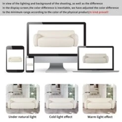 NicBex 81.5"Modular Sofa Couch,Comfy 3-Seater Casual Sofa With Curved Design,Soft And Comfortable,Suitable For Living Room,Bedroom -Nicbex GUEST ac5f4faa b928 43c3 b3c9 b0fffd06e0b5