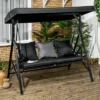 NicBex 3-Seat Outdoor Patio Swing Chair With Cushion,3 Throw Pillows And Adjustable Tilt Canopy For Patio Bedroom Porch Garden 1 NicBex 3-Seat Outdoor Patio Swing Chair With Cushion,3 Throw Pillows And Adjustable Tilt Canopy For Patio Bedroom Porch Garden -Nicbex GUEST ad29b580 aa7c 49de a0af a772e777426b