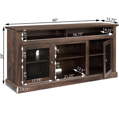 NicBex TV Stand 18" Electric Fireplace TV Stand Entertainment Center Media Console For Living Room, Bedroom 5 NicBex TV Stand 18" Electric Fireplace TV Stand Entertainment Center Media Console For Living Room, Bedroom - Image 3