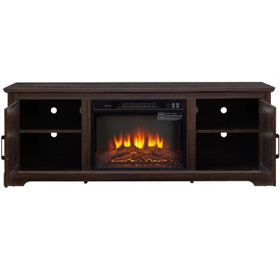 NicBex TV Stand Entertainment Center Fireplace TV Stand With Adjustable Shelf Wood For TVs Up To 70 Inches 6 NicBex TV Stand Entertainment Center Fireplace TV Stand With Adjustable Shelf Wood For TVs Up To 70 Inches - Image 4