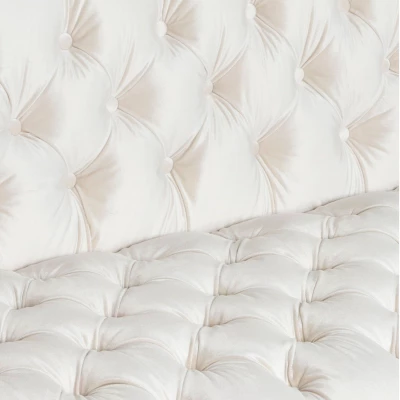 NicBex 86.75 Inch Tufted 3-Seater Sofa Couch With Iron Legs For Living Room,Office,Apartment 6 NicBex 86.75 Inch Tufted 3-Seater Sofa Couch With Iron Legs For Living Room,Office,Apartment - Image 4