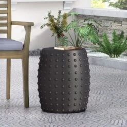 NicBex 15.5" Modern Round Outdoor Side End Table,Lightweight Concrete Patio End Table,Outdoor Accent Table For Deck,Garden 13 NicBex 15.5" Modern Round Outdoor Side End Table,Lightweight Concrete Patio End Table,Outdoor Accent Table For Deck,Garden -Nicbex GUEST b081ce20 8e07 4fbd 9a62 79a88e8a18b1 1