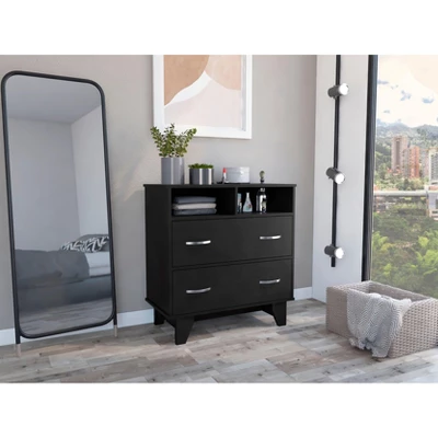 NicBex Modern Dressers With Metal Pulls,Minimalist Style,Wood Dresser For Bedroom,Study,Office,Living Room,Entryway,White/Black/Gray 7 NicBex Modern Dressers With Metal Pulls,Minimalist Style,Wood Dresser For Bedroom,Study,Office,Living Room,Entryway,White/Black/Gray - Image 5